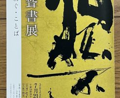 室井玄聳書展　を拝見してきました！