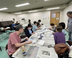 第４期触覚書道刻字講座　第１クールがスタート！