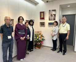 2025大阪旅行①　刻字の展覧会
